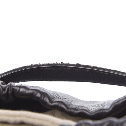 Bottega Veneta Washed Cervo Deerskin Intrecciato Bering Hobo Ebano 11 of 11