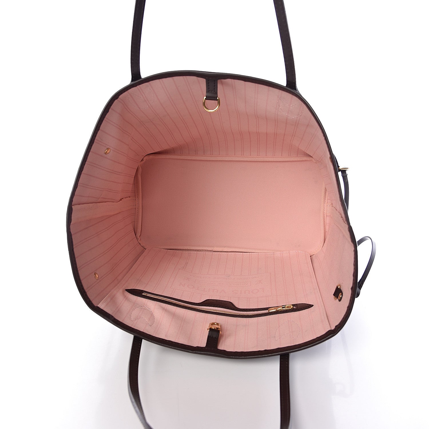 Louis Vuitton Damier Ebene Neo Neverfull MM Rose Ballerine 5 of 10