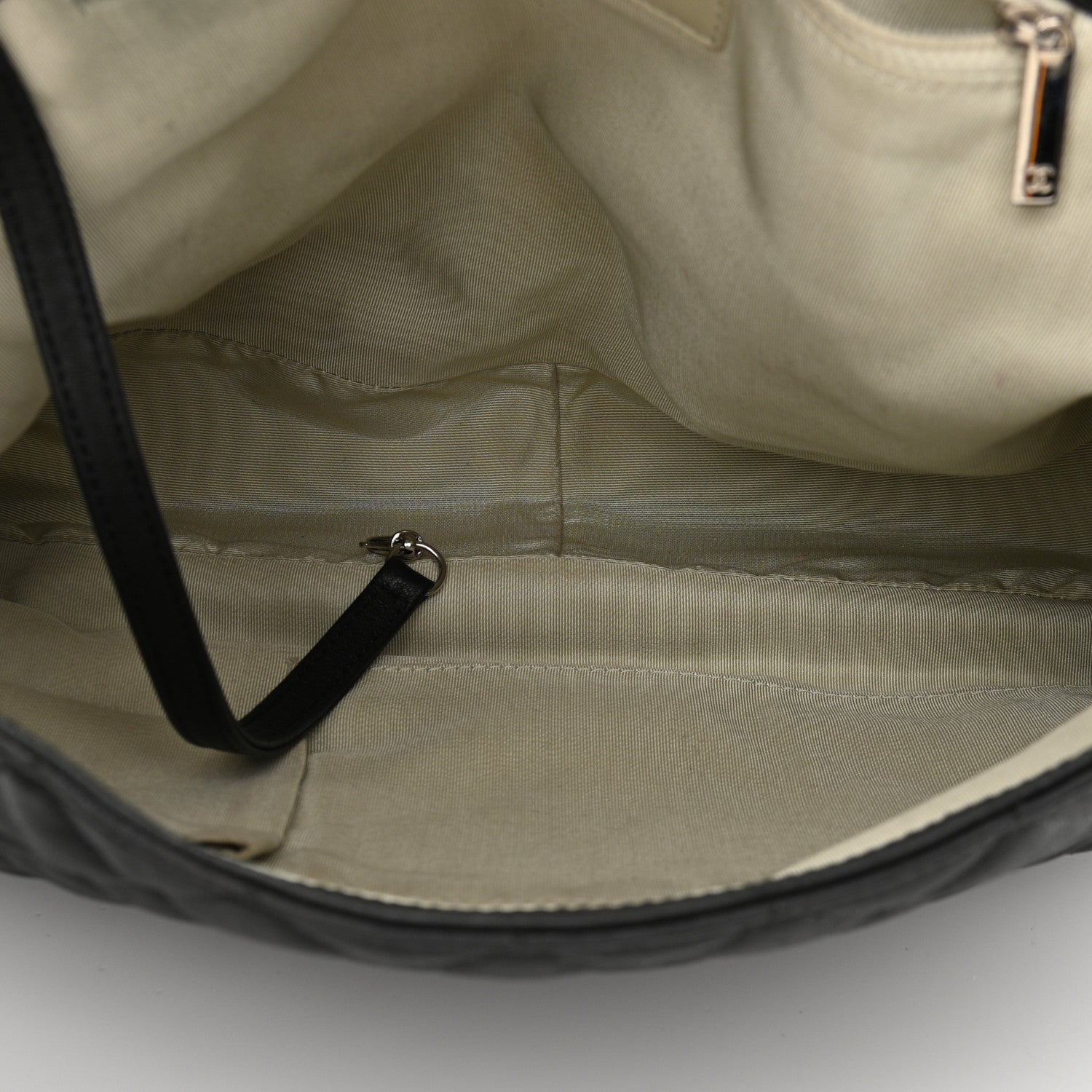 Chanel Washed Lambskin Quilted Maxi Chain Around Flap Black 5 of 14