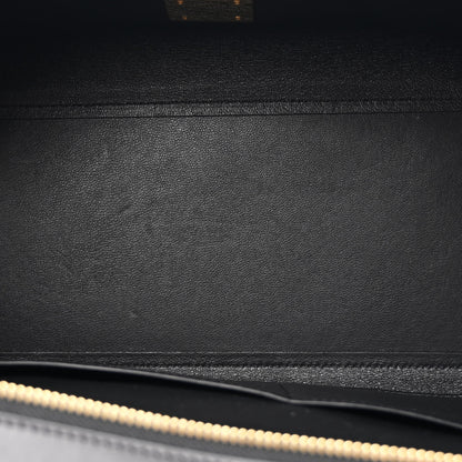 Celine Bullhide Calfskin Small Tri-Color Trapeze Carmin 5 of 10