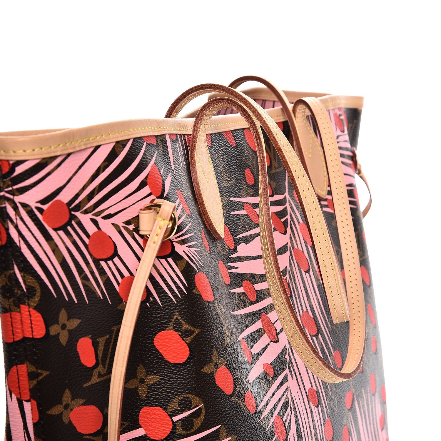 Louis Vuitton Monogram Jungle Dots Neo Neverfull MM Sugar Pink Poppy 9 of 9