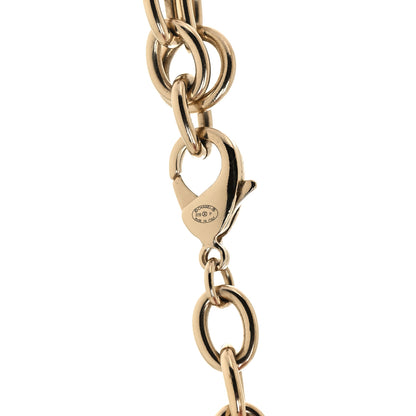 Chanel Metal Strass Crystal Chain Logo Belt Gold 3 of 4