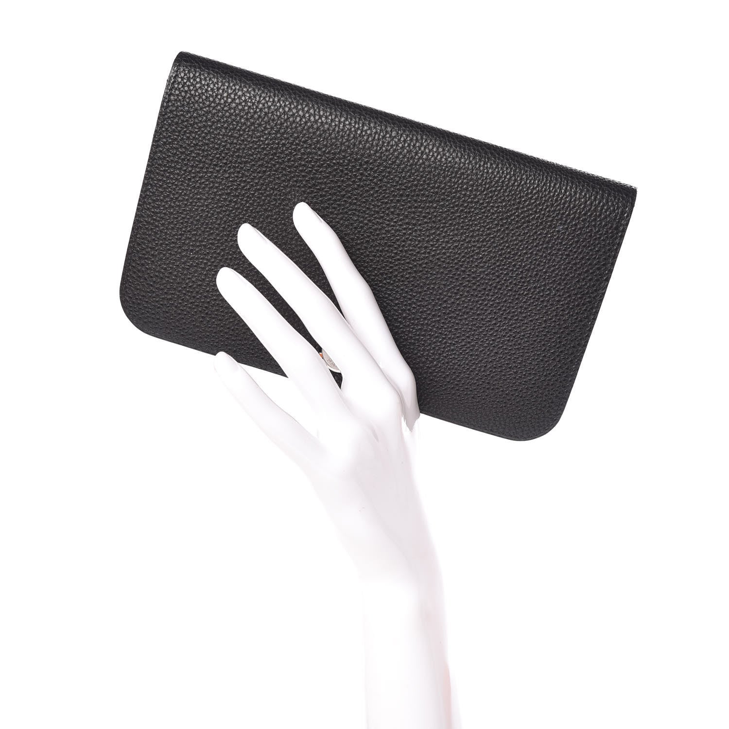 Hermes Togo Dogon Duo Wallet Black 2 of 11