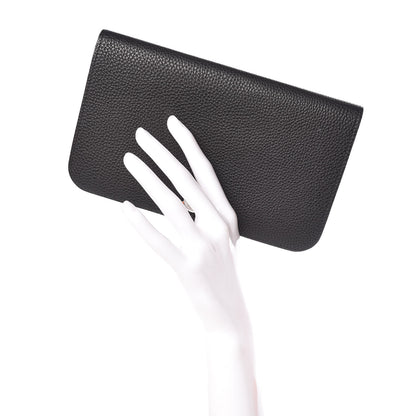 Hermes Togo Dogon Duo Wallet Black 2 of 11