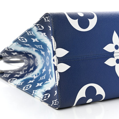 Louis Vuitton Monogram Escale Onthego GM Blue 8 of 13