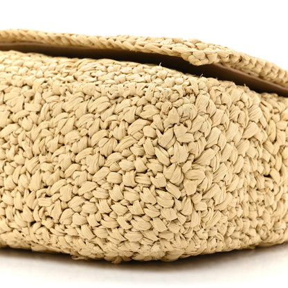 Saint Laurent Raffia Monogram Medium Jamie Natural Avorio 8 of 9