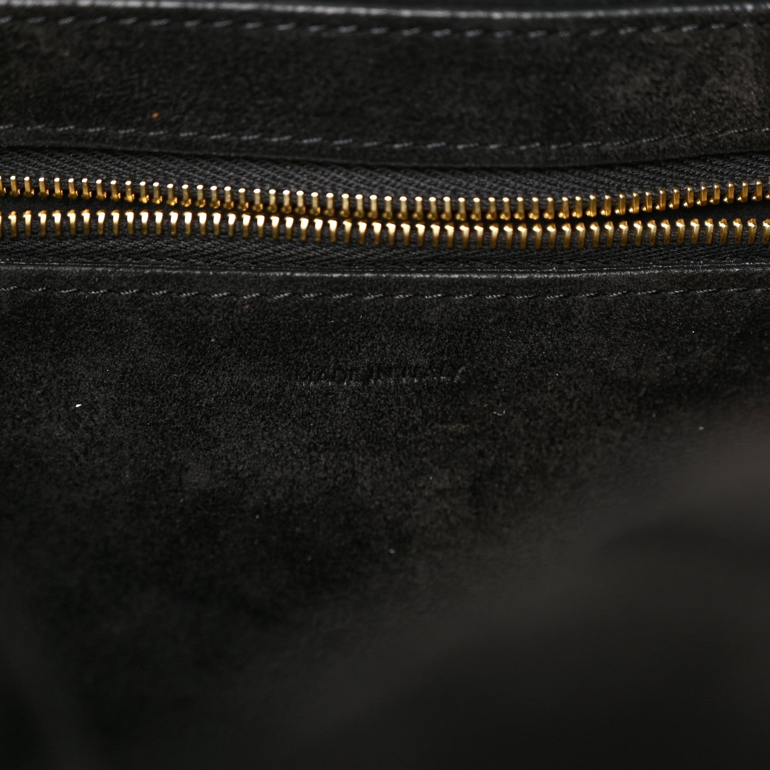 Celine Soft Grained Calfskin Sangle Bucket Bag Black 7 of 14