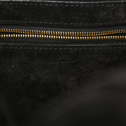 Celine Soft Grained Calfskin Sangle Bucket Bag Black 7 of 14