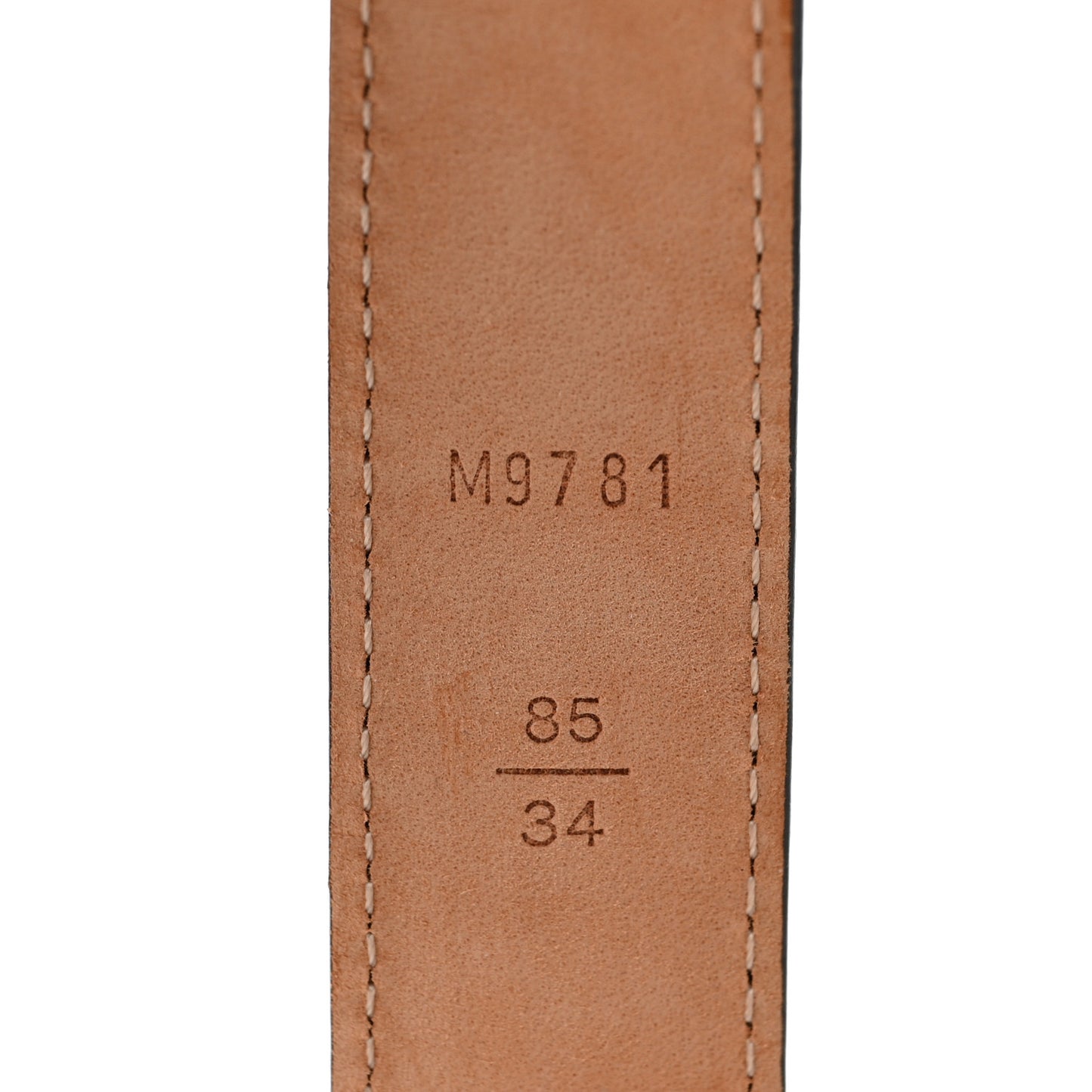 Monogram 25mm LV Initiales Belt 85 34