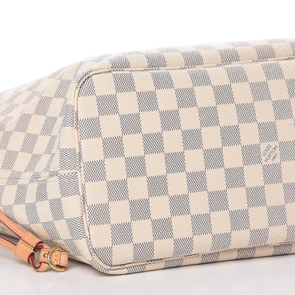 Louis Vuitton Damier Azur Neo Neverfull MM Rose Ballerine 22 of 24
