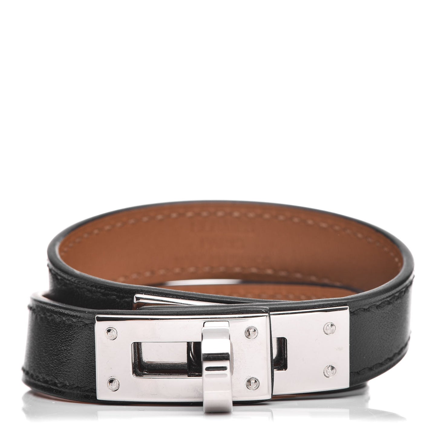 Box Kelly Double Tour Bracelet T1 Black