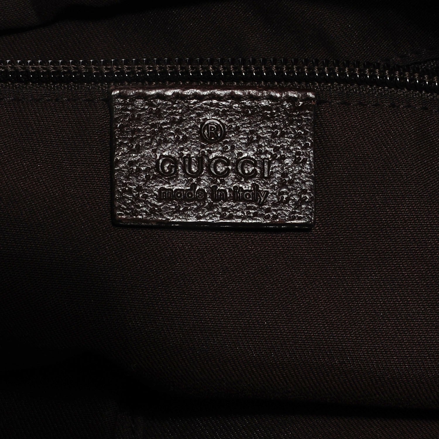 Gucci Monogram Web Carry On Tote Dark Brown 6 of 10