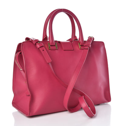Saint Laurent Calfskin Small Classic Y Cabas Fuchsia 3 of 11