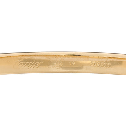 Cartier 18K Yellow Gold LOVE Bracelet 19 4 of 4