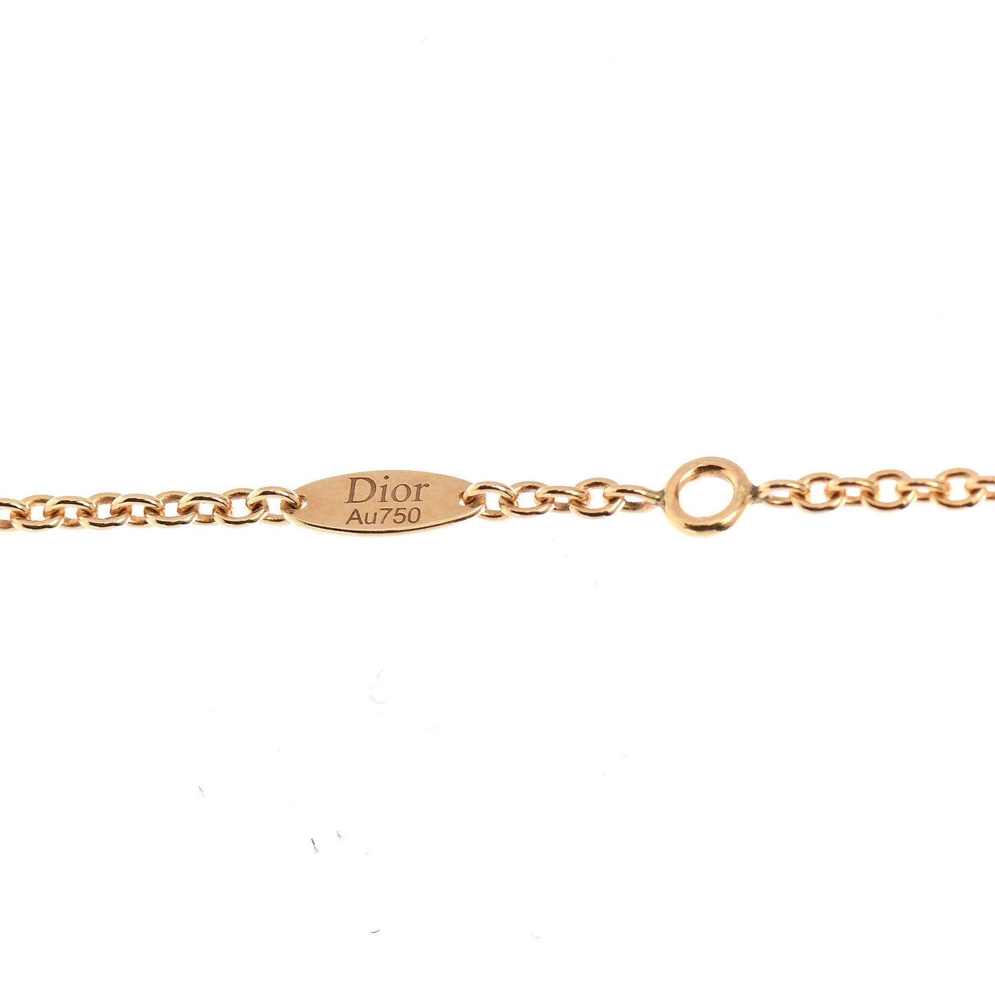 18K Yellow Gold Diamond Mother of Pearl Rose Des Vents Medallion Necklace