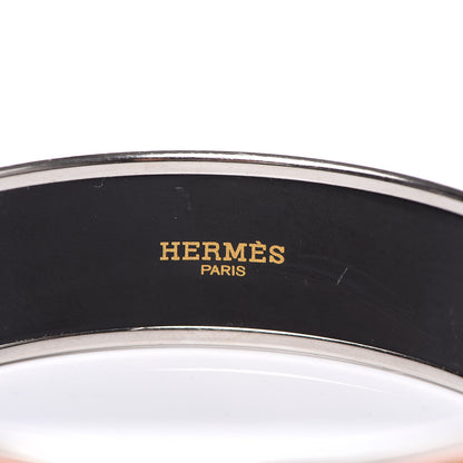 Hermes Enamel Printed Wide Concours D'Etriers Bracelet 65 4 of 5