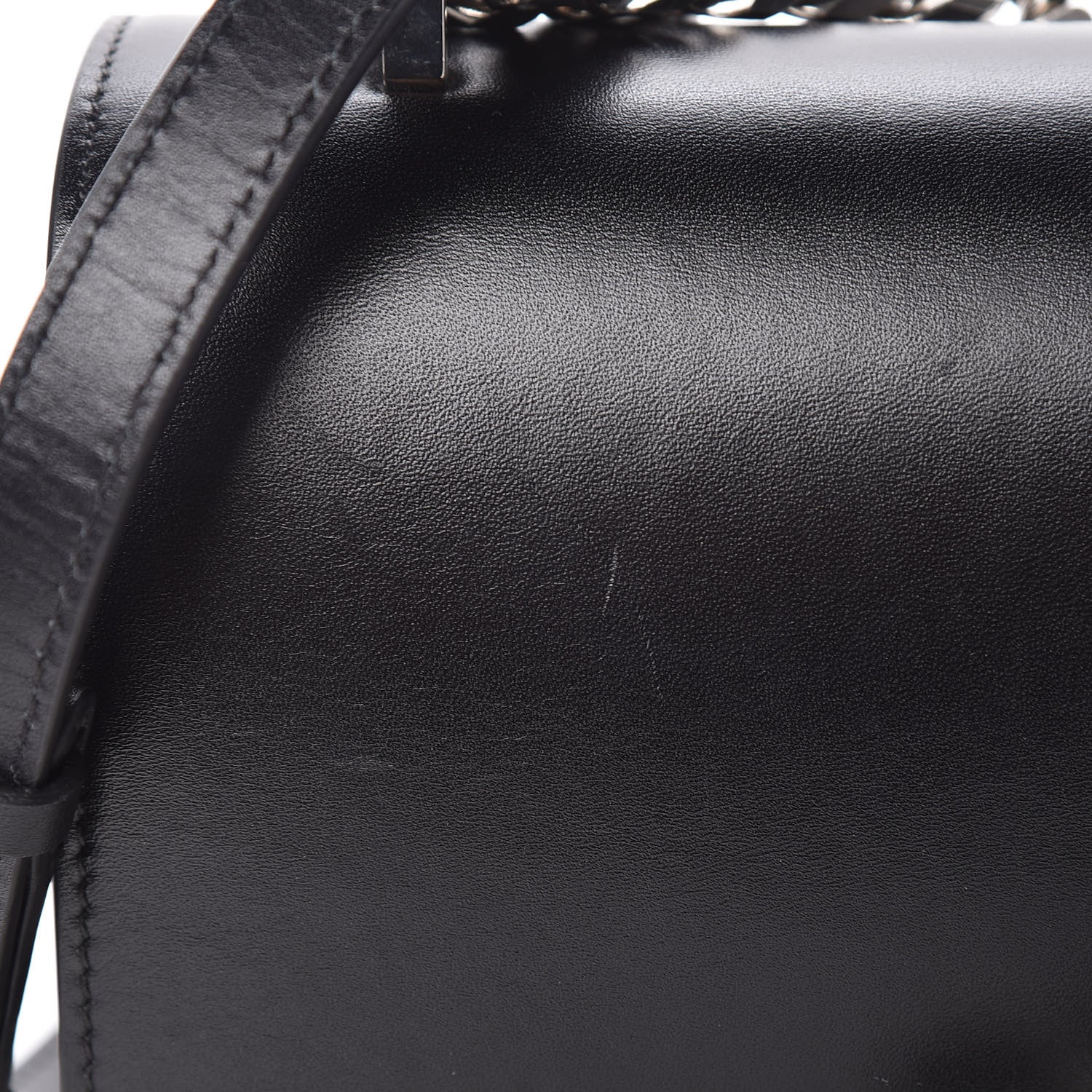 Alexander McQueen Calfskin Knuckle Shoulder Bag Black 11 of 15