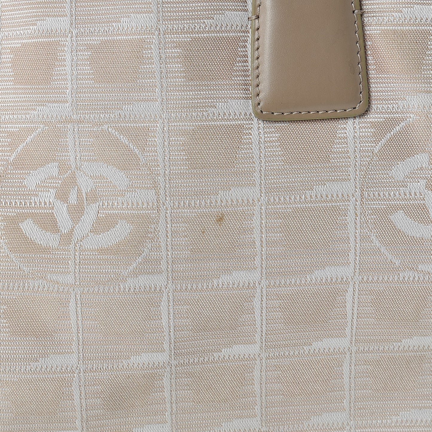 Nylon Medium Travel Tote Beige