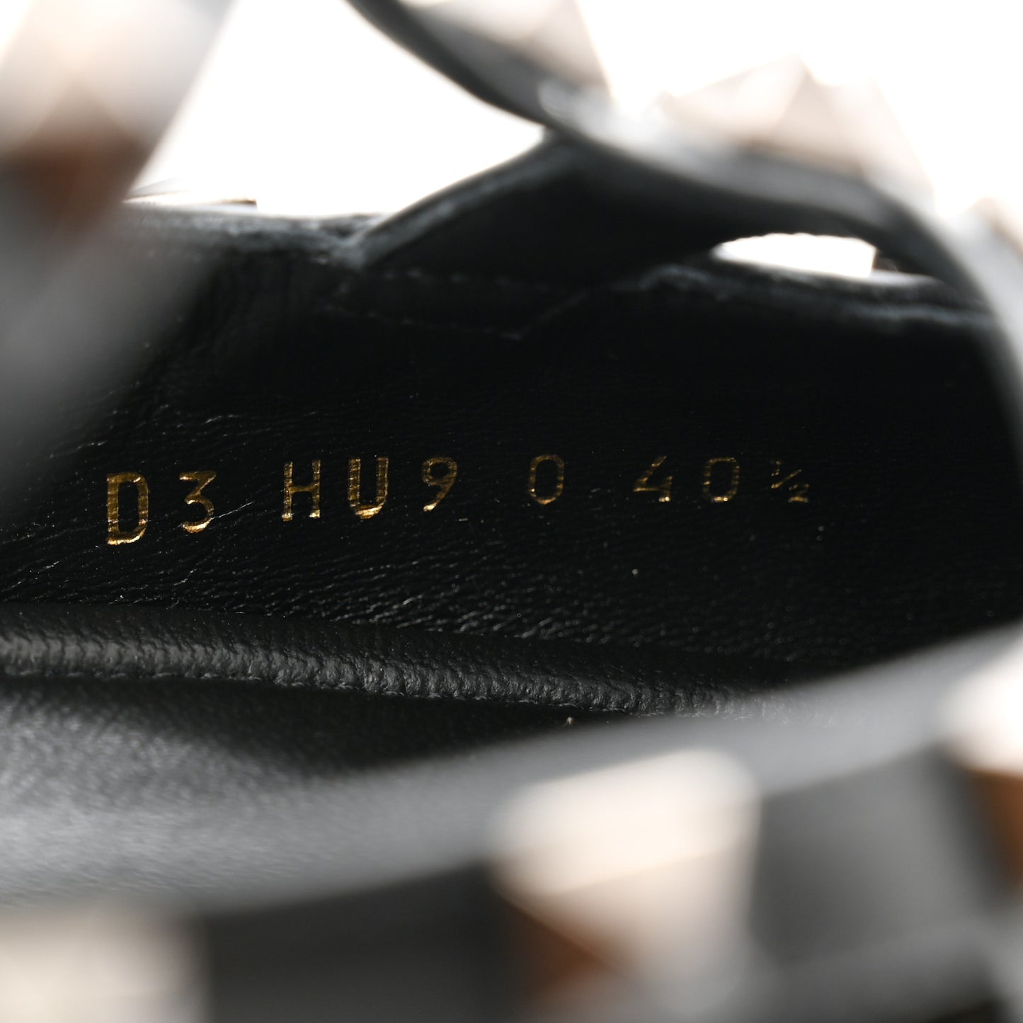 Patent Monochrome Rockstud 70mm Pumps 40.5 Black