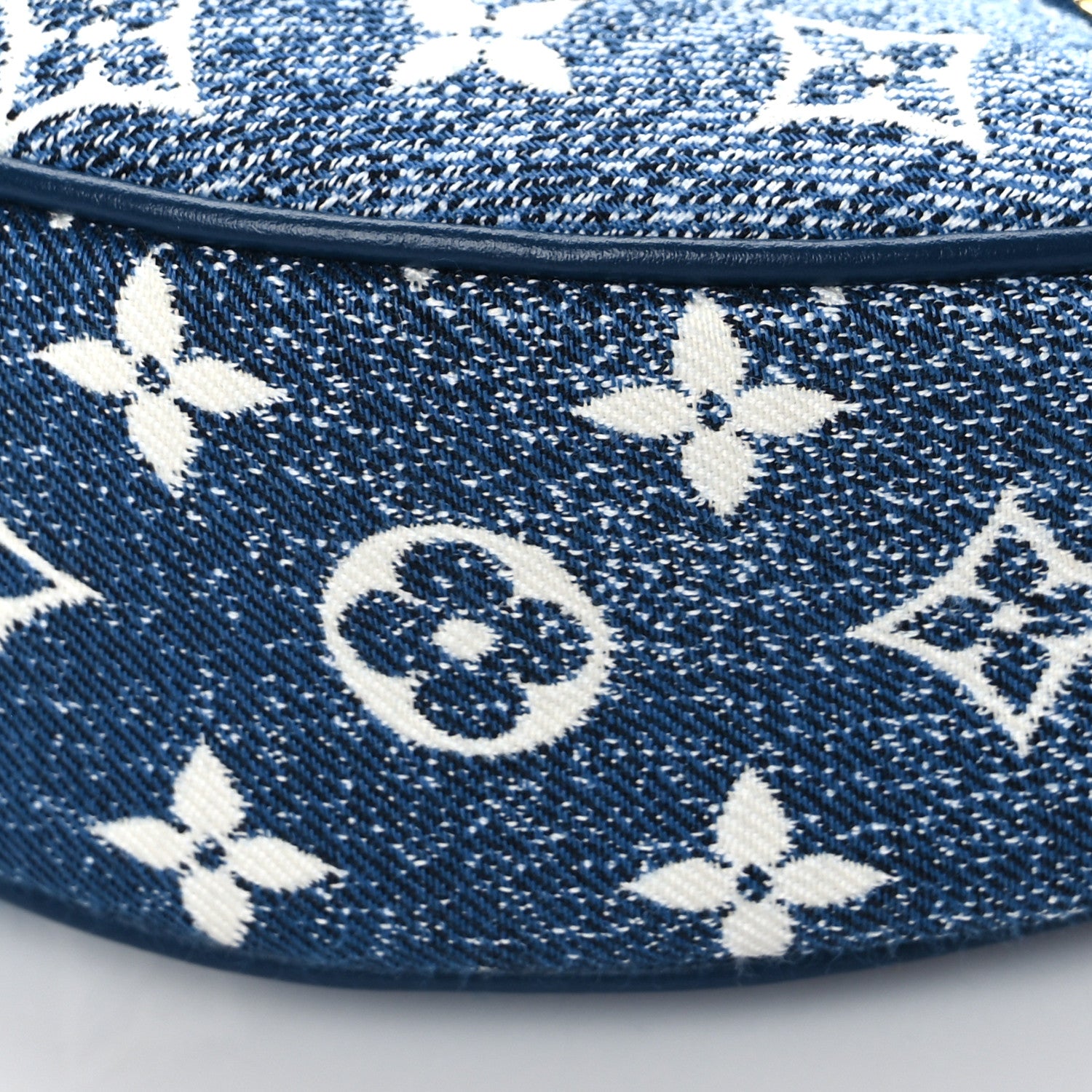 Louis Vuitton Monogram Jacquard Denim Loop Bleu 9 of 9