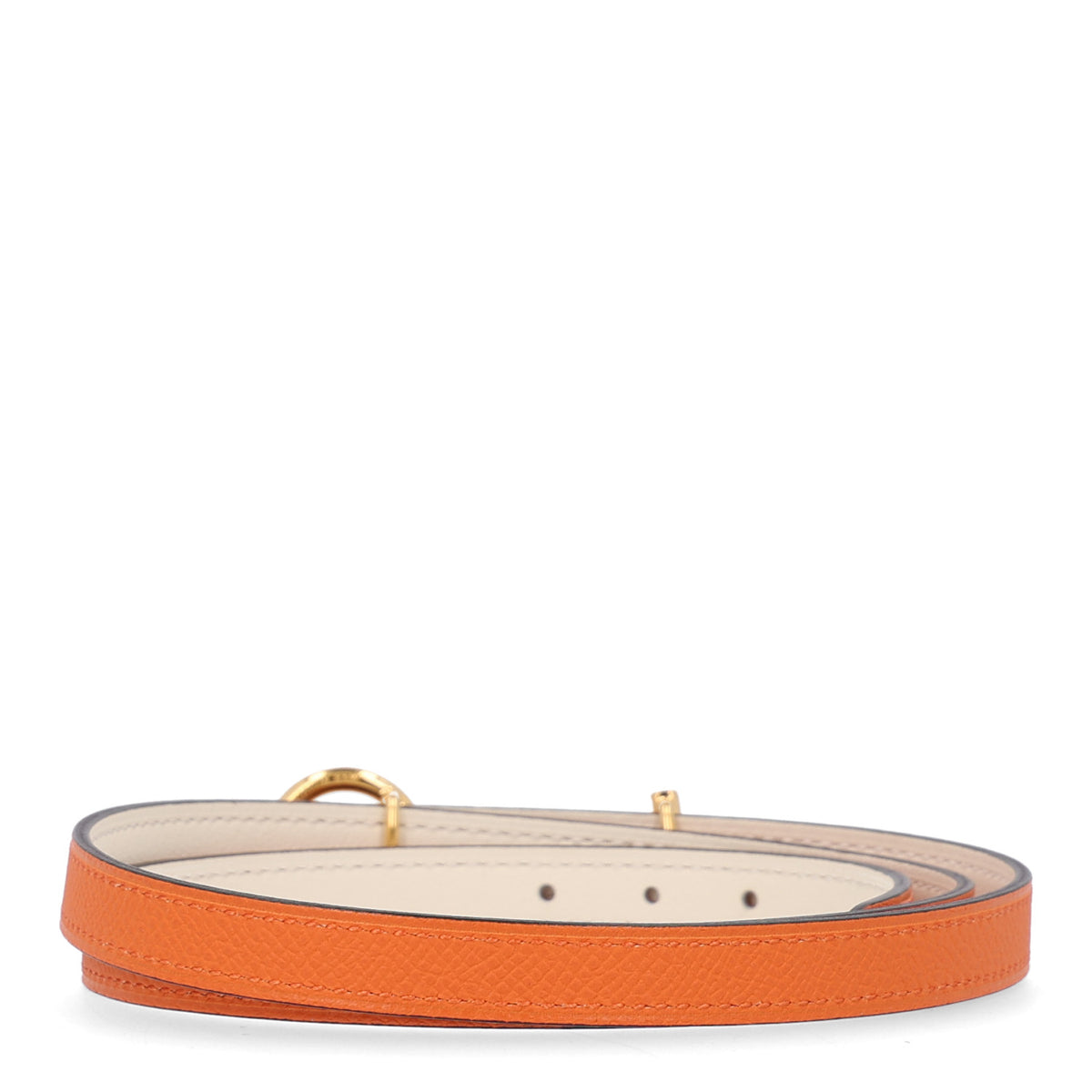 Hermes Epsom Swift Carrousel 13mm Belt 80 32 Nata Orange 2 of 6