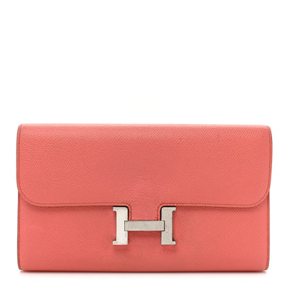 Hermes Epsom Constance Long Wallet Flamingo 1 of 15