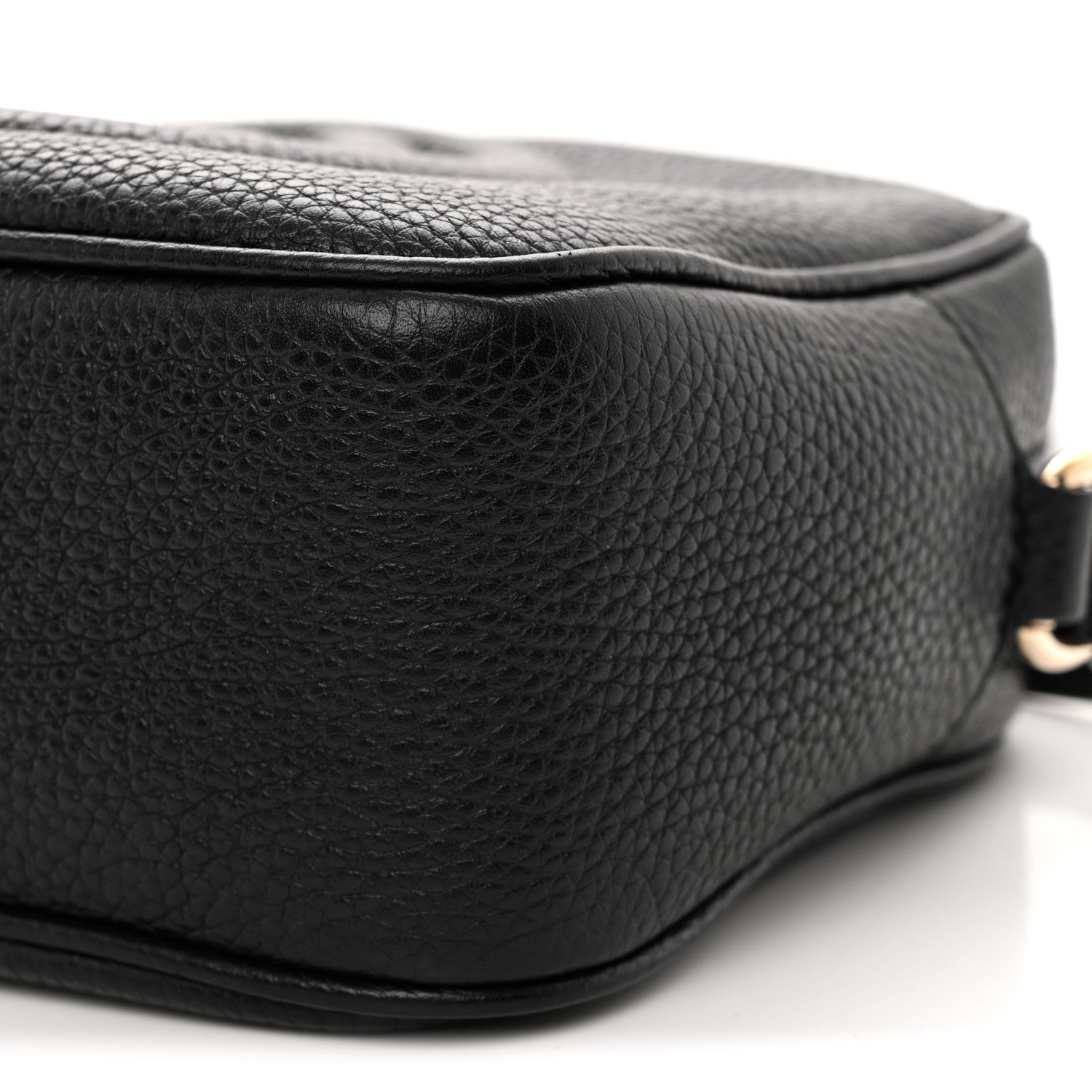 Gucci Pebbled Calfskin Soho Disco Bag Black 10 of 13