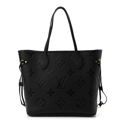 Louis Vuitton Empreinte Monogram Giant Neverfull MM Black 3 of 11