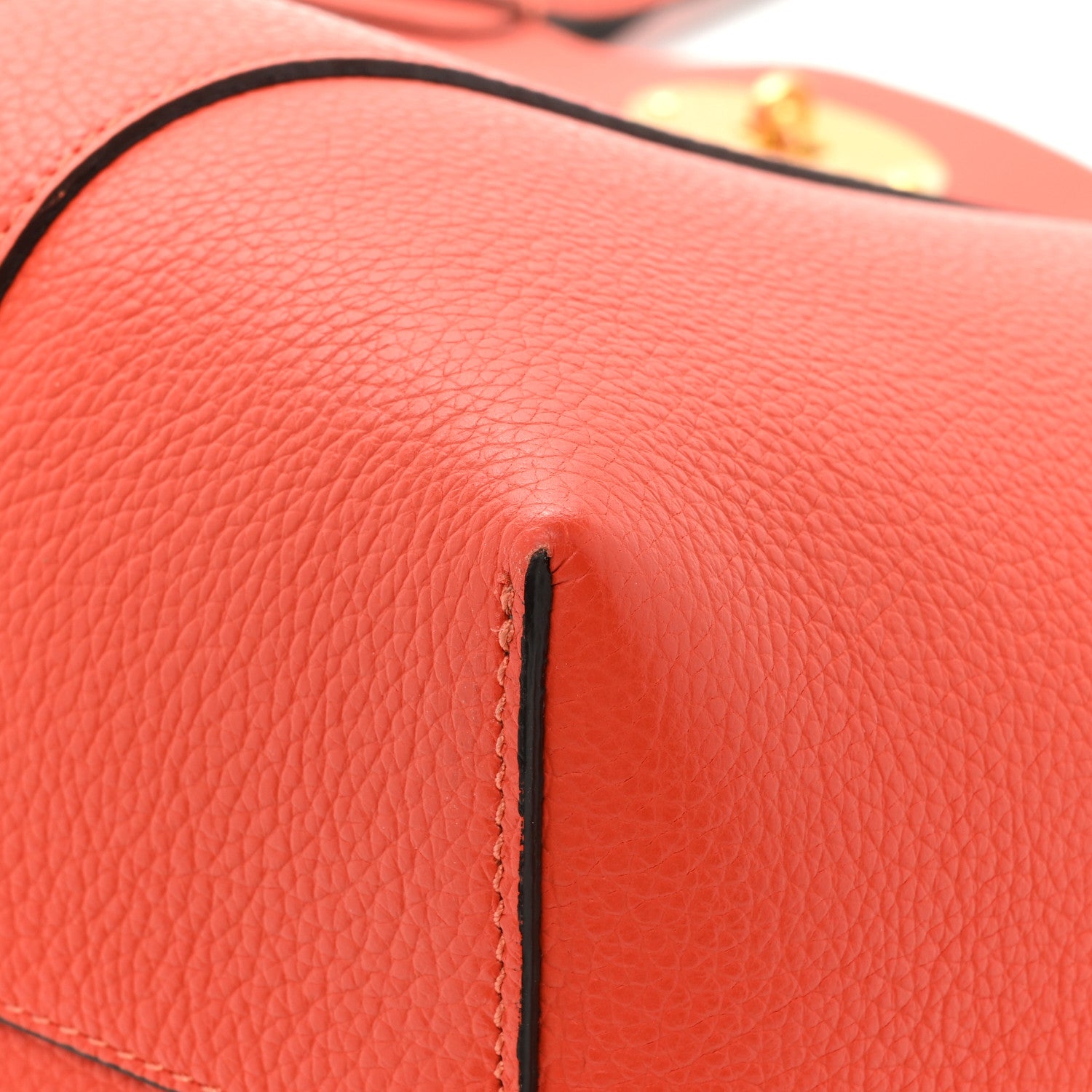 Mulberry Small Classic Grain Bayswater Tote Orange 12 of 14