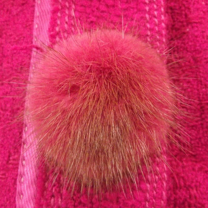 Louis Vuitton Mink Wool Jacket Pink 36 7 of 7