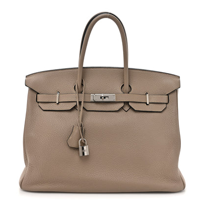 Hermes Togo Birkin 35 Argile 1 of 20