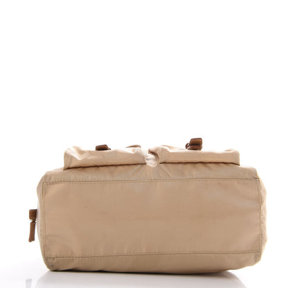 Prada Tessuto Nylon Vela Shopping Tote Beige 5 of 11