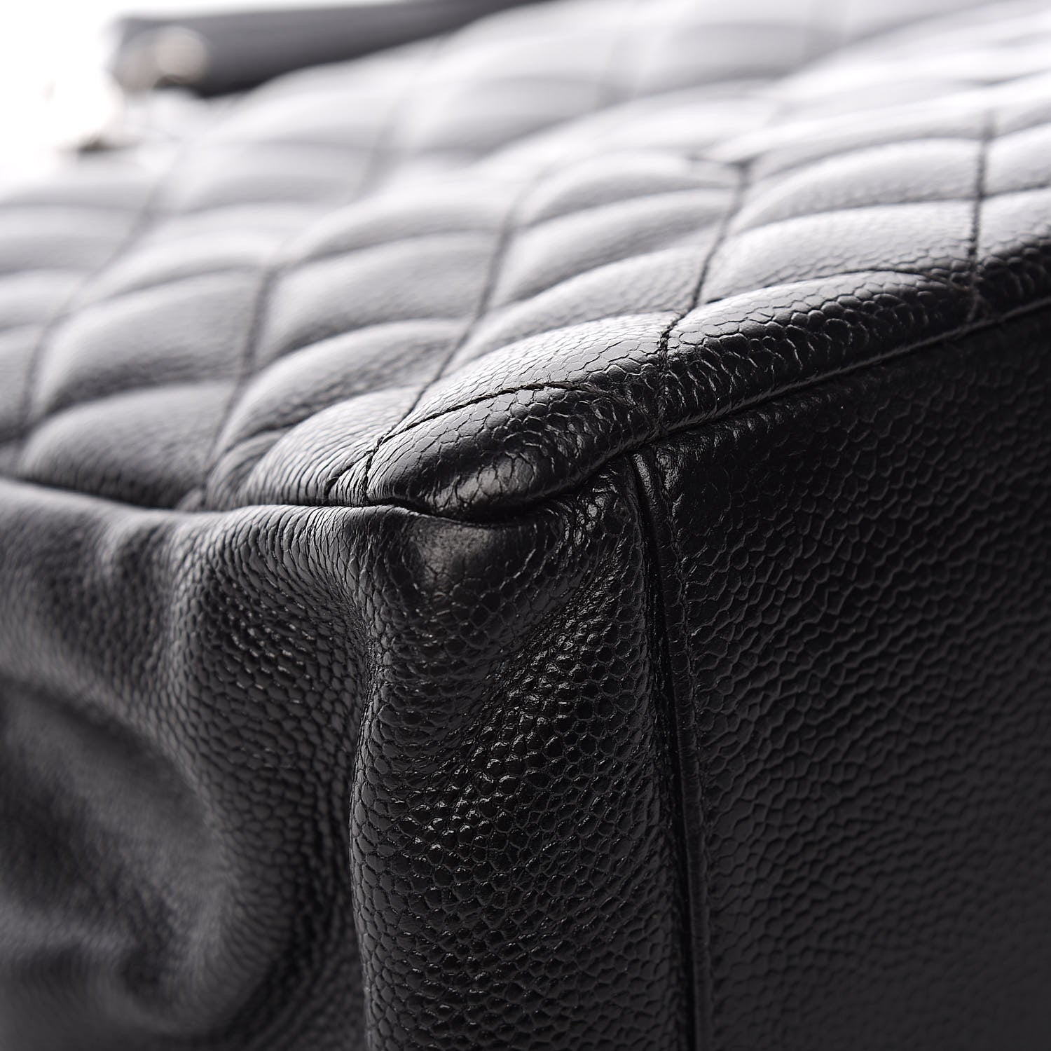 Chanel Caviar Quilted Grand Shopping Tote GST Black 9 of 17