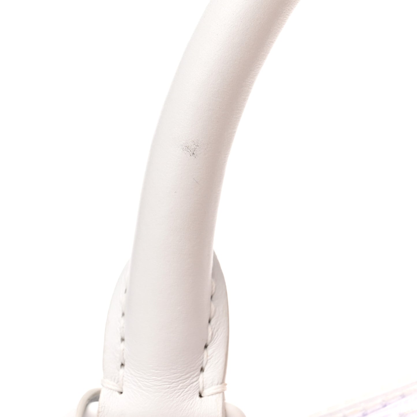 PVC Epi Embossed Wavy Keepall Bandouliere 50 White