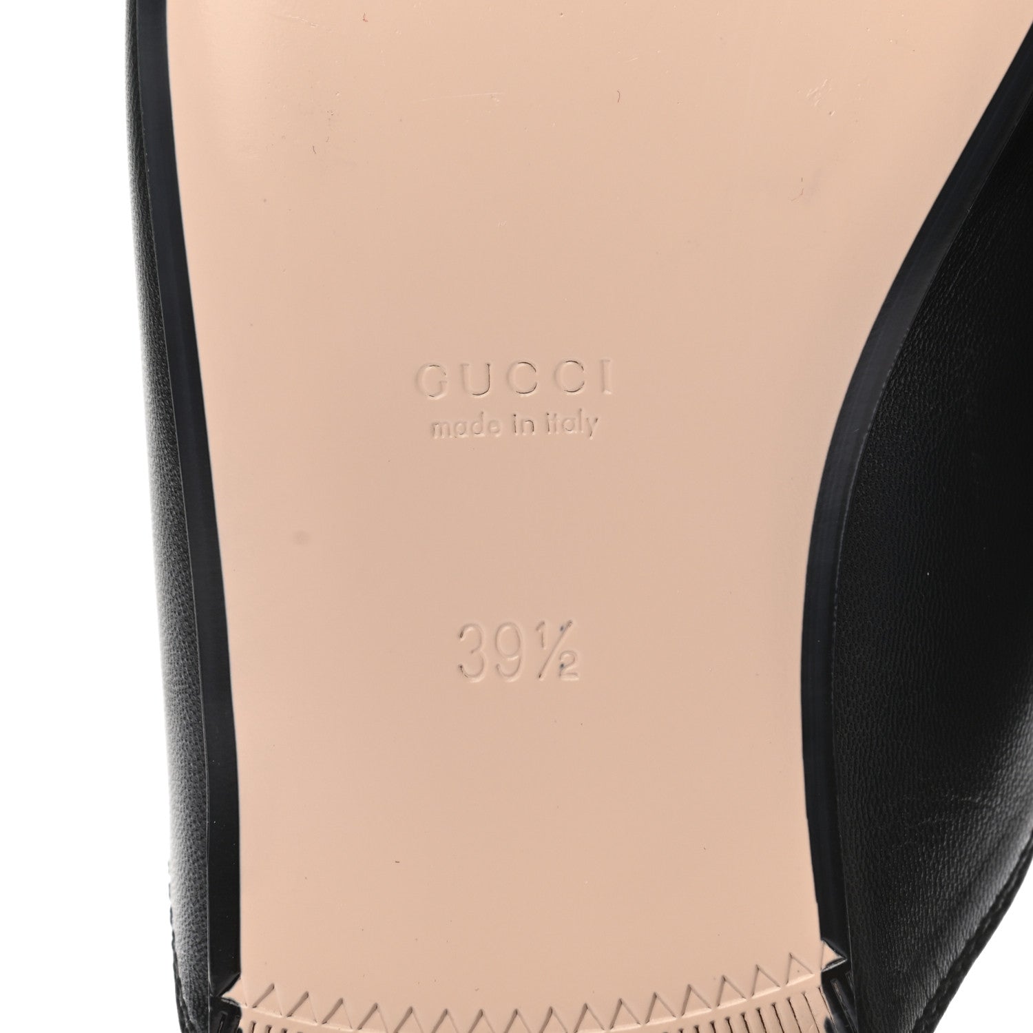 Gucci Malaga Kid Web Womens Princetown Slippers 39.5 Black 6 of 8
