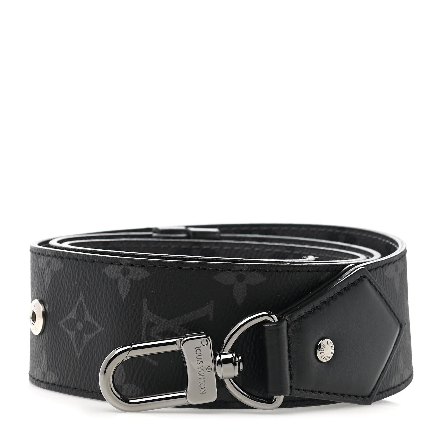 Louis Vuitton Monogram Eclipse Reversible Bandouliere Shoulder Strap 1 of 4