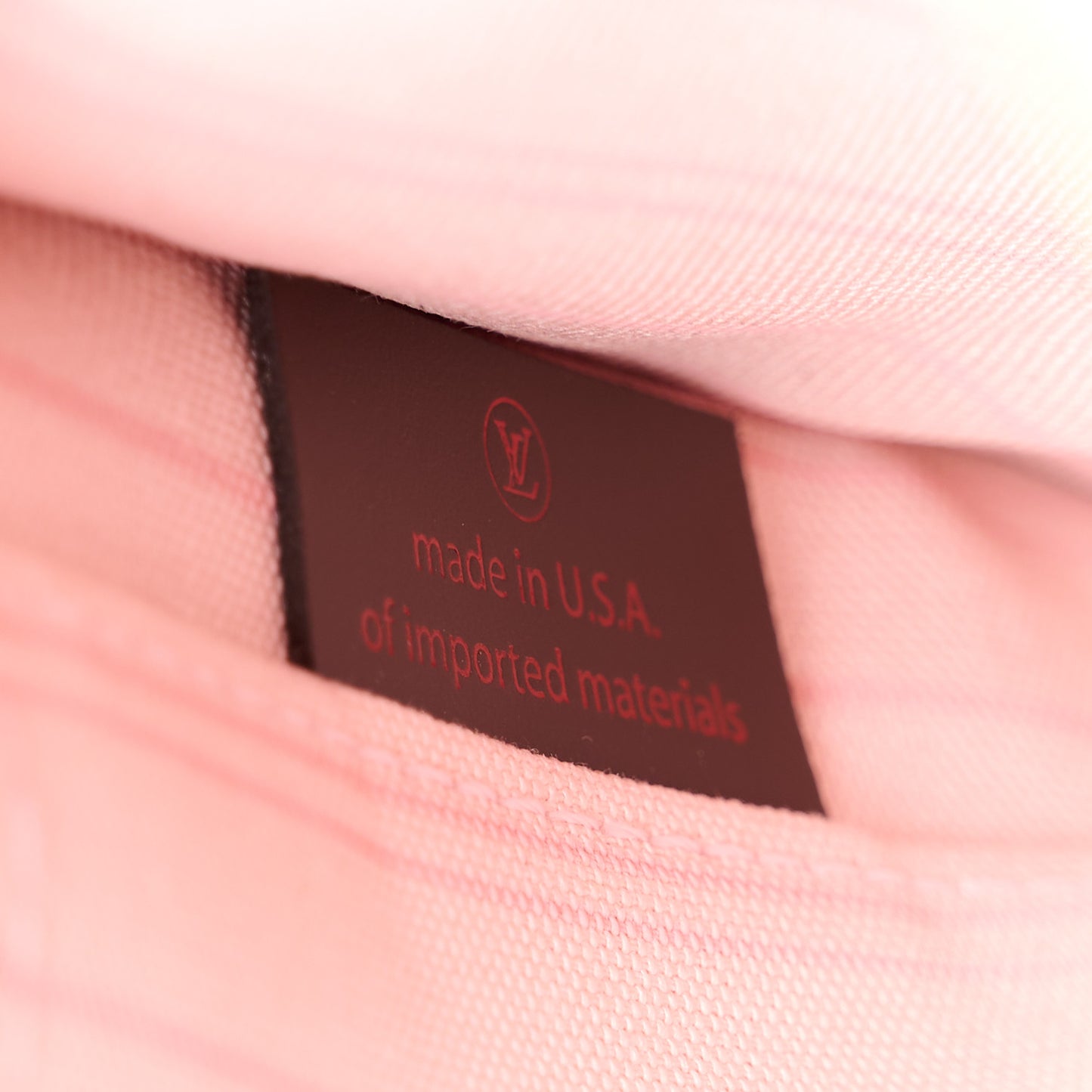 Damier Ebene Neverfull MM GM Pochette Rose Ballerine