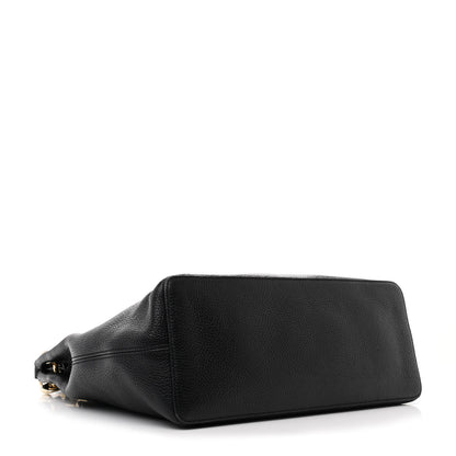Gucci Pebbled Calfskin Large Soho Hobo Black 4 of 12