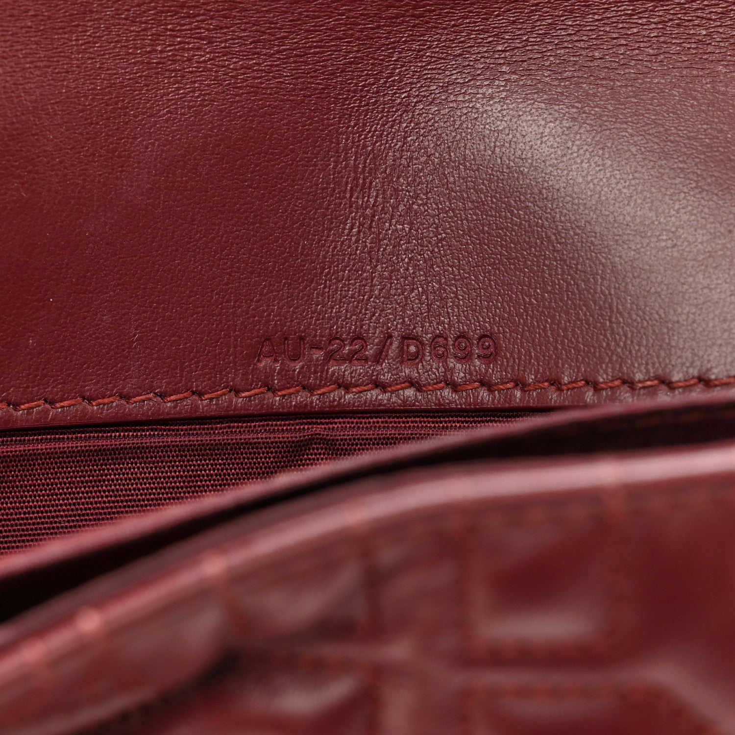 Salvatore Ferragamo SALVATORE FERRAGAMO Calfskin Quilted Gancini Mini Bag Burgundy 7 of 12