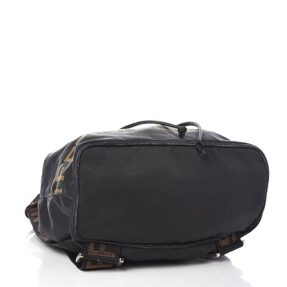 Fendi Nylon 1925 Drawstring Backpack Black 5 of 8