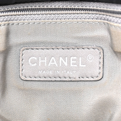 Chanel Nylon Quilted Tweed Stitch Bubble Flap Black 6 of 12