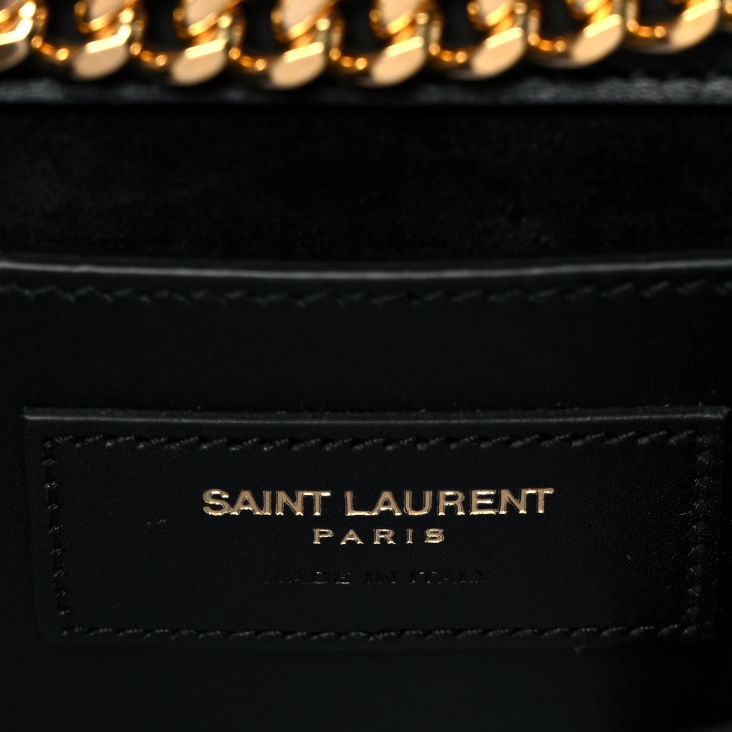 Smooth Calfskin Medium Classic Monogram Kate Tassel Satchel Black