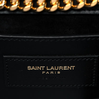 Saint Laurent Smooth Calfskin Medium Classic Monogram Kate Tassel Satchel Black 6 of 8
