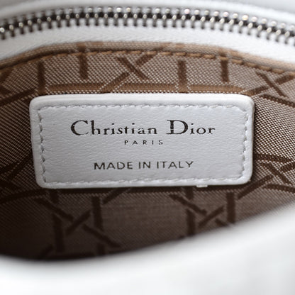 Christian Dior Lambskin Cannage Mini Lady Dior White 6 of 10