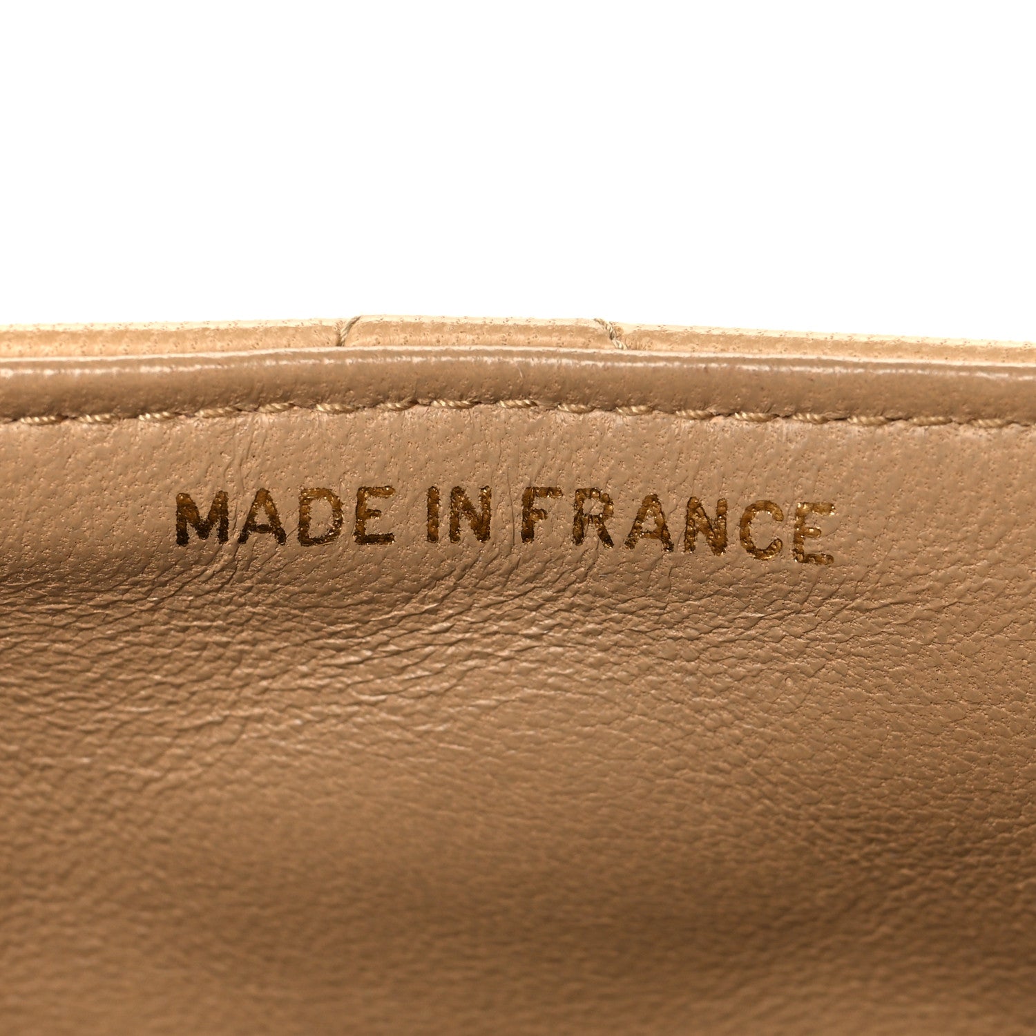 Chanel Lambskin Quilted Small Single Flap Beige 6 of 12