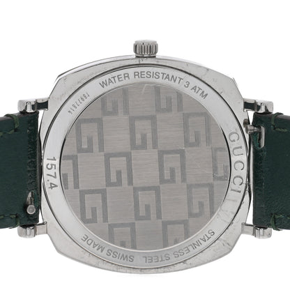 Gucci Stainless Steel Calfskin 35mm Grip Quartz Watch Green 4 of 5