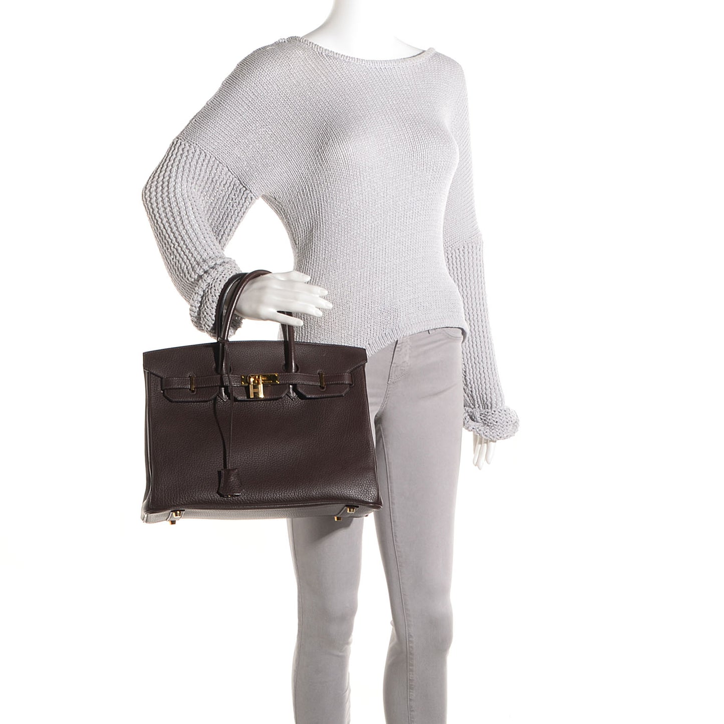 Togo Birkin 35 Chocolate