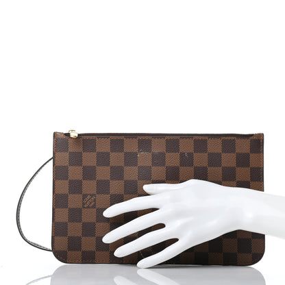 Louis Vuitton Damier Ebene Neverfull MM GM Pochette 2 of 7