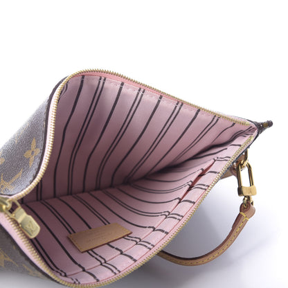 Louis Vuitton Monogram Neverfull MM GM Pochette Rose Ballerine 5 of 7