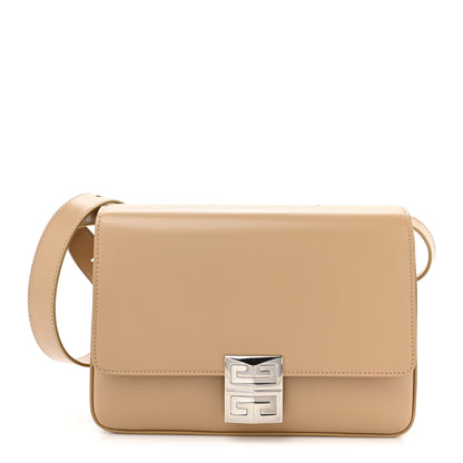 Givenchy Box Calfskin Medium 4G Shoulder Bag Beige Cappuccino 1 of 11